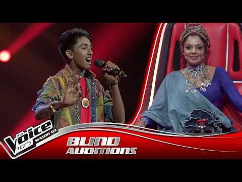 Senumitha Dinulak | Yakku Bolaw (යක්කු බොලව්) | Blind Auditions | The Voice Teens Sri Lanka S3
