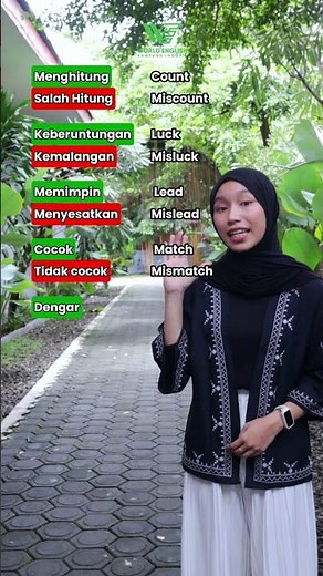 English Vocabulary Mis- | English Vocabulary