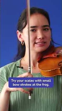 Practicing techniques using your scales on the violin