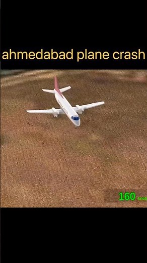 Ahmedabad Plane Crash 2025 | Realistic 3D Animation of Shocking Air Tragedy