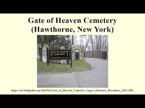 Gate of Heaven Cemetery (Hawthorne, New York)