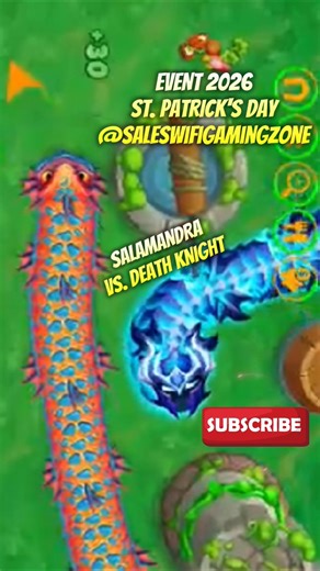 Epic Salamandra Vs Death Knight St Patrick's Day #InfoHargaPromoWifi XL Satu First Media Worms Zone