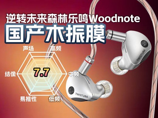 逆转未来Woodnote森林乐鸣木振膜有线耳机主观评测_哔哩哔哩_bilibili