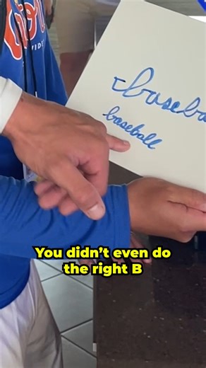 #MCWS stars try to write 'baseball' in cursive ... to varying success ✍️😂 GEICO | NCAA Baseball