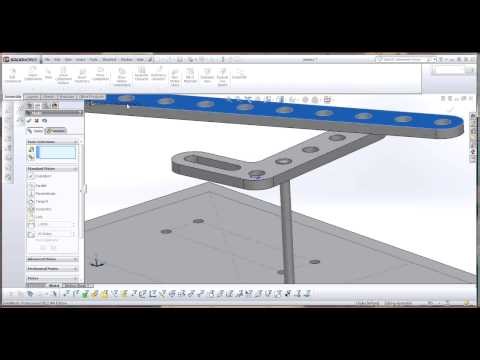 SolidWorks - Student Help - How to Start your Linkage Assembly – We Have Our Base and Parts