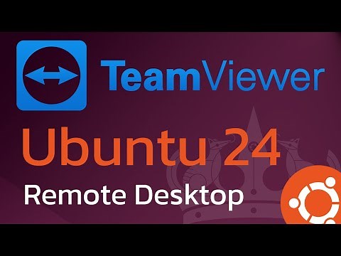 Install TeamViewer on Ubuntu 24 | Remote Desktop from Windows