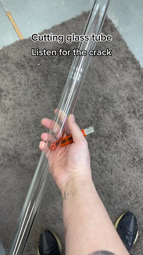 How to Safely Break Apart Large Glass Tubing