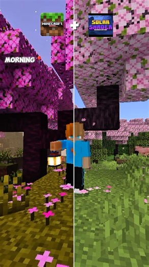 Solar Shader in Minecraft PE 📍#minecraft #shaders # #texture #texturepack