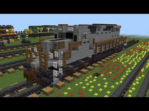 Minecraft SD40-2 EMD Locomotive Tutorial V11