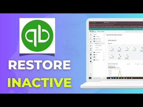 How to Restore an Inactive Account in QuickBooks Online (Full Step-by-Step 2026 Guide)