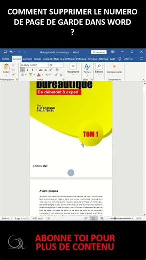 How to remove the page number from the cover page in Word?
