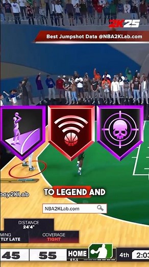 NBA 2K25 Best Builds Guide: 6’5 Shooting Guard Build All Around Sharp #nba2k25 #2k25