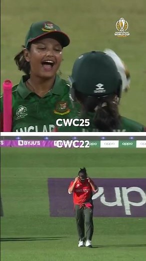 Bangladesh beat Pakistan in back-to-back ICC Women's Cricket World Cups 🙌
