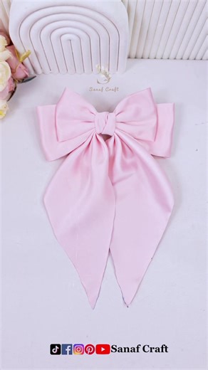 Create a Beautiful Double Bow Hair Accessory