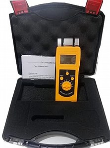 Paper Moisture Tester Meter Carton Moisture Meter with LCD Display