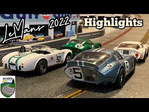 1/32 Slot Car Racing Highlights from "LeMans 2022"
