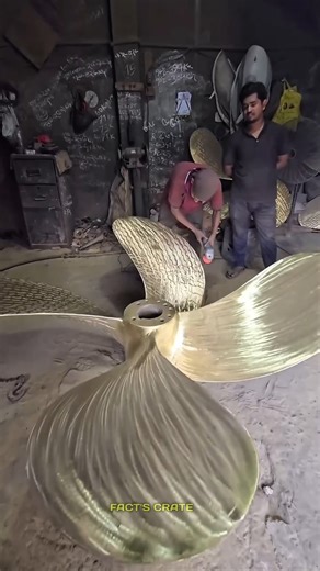 How a Giant Ship Propeller Is Made Full Process #shorts