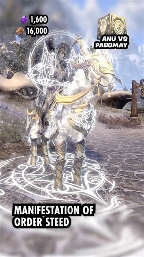 Manifestation of Order Steed Radiant Apex Showcase | Anu vs Padomay - Elder Scrolls Online #eso