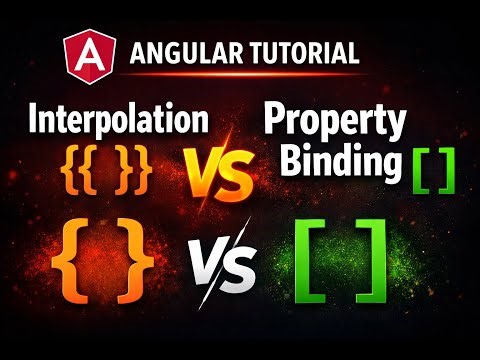 Angular Data Binding in 3 Minutes | Interpolation & Property Binding