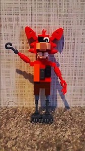 Foxy Lego Stop-Motion Animation #fnaf #lego #legostopmotion #fnafedit