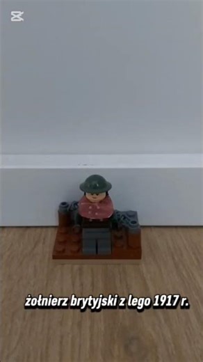 Żołnierz brytyjski z lego 1917 r. #lego #ww1 #history