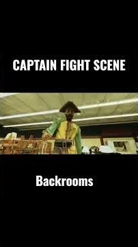 CAPTAIN CLARK FIGHT SCENE #backrooms #movie #short