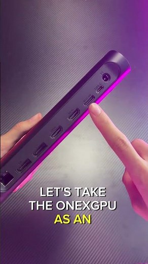 Transform your laptop into a gming best with external GPU #onexgpu #onexplayer #gpu #upgrade