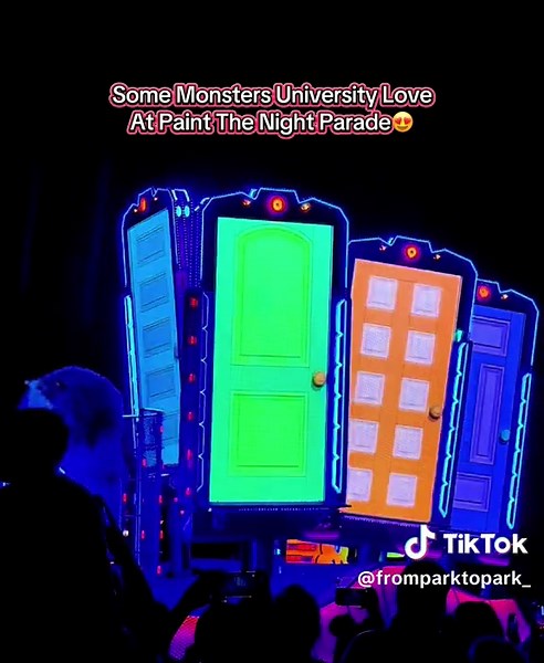 Monsters University Celebrated at Paint The Night Parade