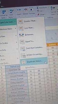 Excel Duplicate Value Find & Remove | MS Excel Duplicate Data Trick | Excel Tips Hindi #datasheets