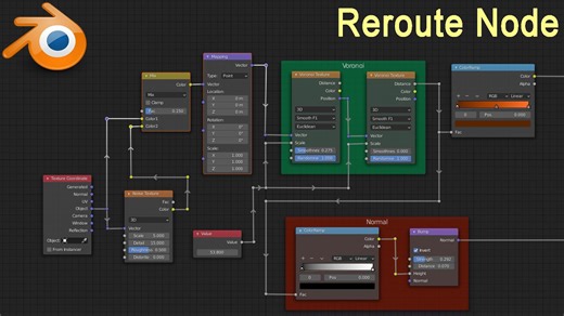 Quick Blender tips - Frame Node and Reroute Node - 200