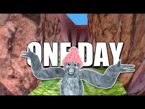 I Spent ONE DAY in Gorilla Tag's Tutorial..