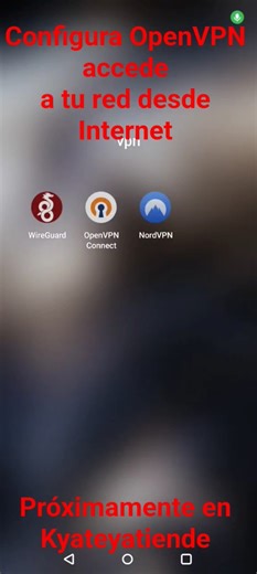 Crea tu propia VPN. Conéctate a tu red desde Internet. #vpn #openvpn #seguridad #freevpn