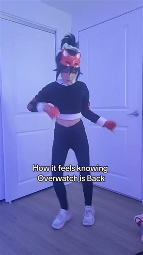 Dancing cause OVERWATCH IS BACK! 🧡 #overwatch #kirikocosplay #cosplay