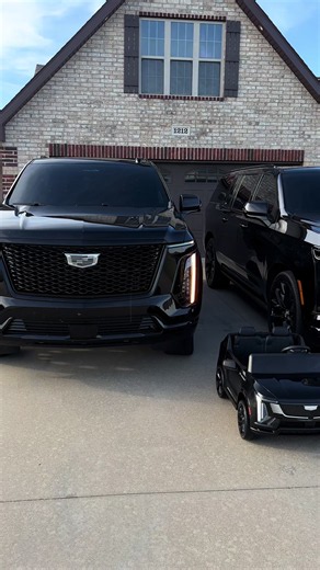 2026 long body,2026 short body and a 2026 mini for the addition on the way. His new car made it before him @Cadillac 🖤#cadillac #you #fyp #black #ex
