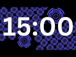 15 Minute Break Timer 🧡 Moving Spin Background 🧡 ASMR Tick Tock | Refresh & Recharge