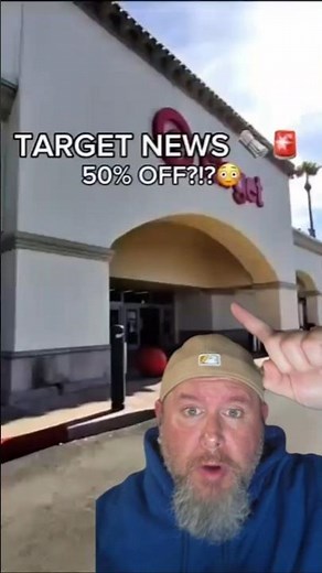 TARGET NEWS 🗞🚨 - 50% OFF