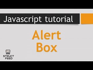 JavaScript Tutorial 21 - JavaScript Alert Box