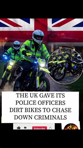 UK Police Deploy Dirt Bikes to Chase Down Criminals#UKPolice #CrimePrevention #DirtBikes#shorts