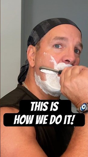 This is How We Do It! #shaving #straight #razor #japanese #barber #howto