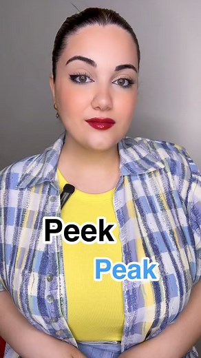 Peek Vs. Peak 👀 | Linguanancy