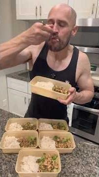 High-Protein Teriyaki Chicken & Garlic Ginger Rice Meal Prep #mealprep #teriyakichicken