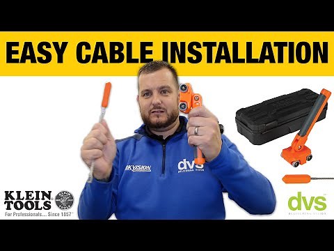 Easy Cable Installation Tool - Klein Tools Magnetic Wire/Cable Puller 50611