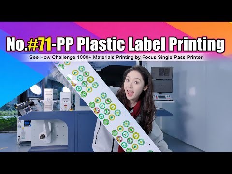 High Speed UV Single Pass Roll to Roll Label Printer: Boost Labeling Efficiency