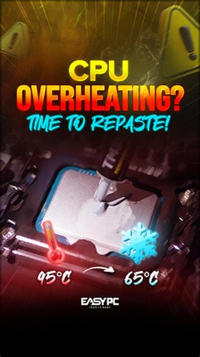 29K views · 148 reactions | CPU overheating? Time to repaste! #EasyPC | EASY PC | Facebook