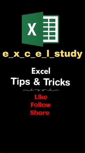 e_x_c_e_l_study on Instagram: "Excel tips and tricks . . . . . #excel #msoffice #exceltricks #microsoftexcel2013 #exceltips #windows #exceltutorial #microsoftteams #excel2019 #microsoft365"