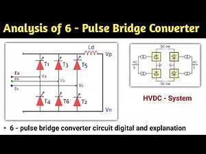 6 pulse converter in hvdc | analysis of 6 pulse bridge converter |converter hvdc transmission system