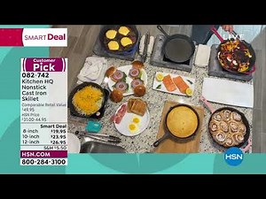 Kitchen HQ 12" Nonstick Cast Iron Skillet