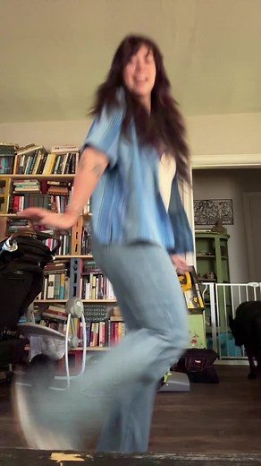 Balancing Act: Fun with Zoe in Jeans