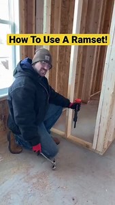 How To Use A Ramset! #shorts #construction #tools #diy #woodworks #work #foryou #trick #tip #viral #tool | Excellent Laborer