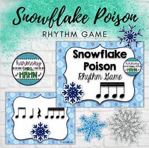 Snowflake Poison Rhythm Game - Sixteenth Notes